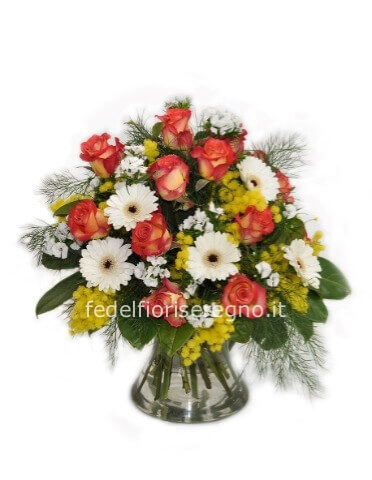 Bouquet di fiori assortiti piccolo